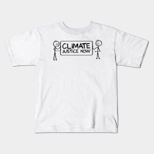 Climate Justice Now Kids T-Shirt